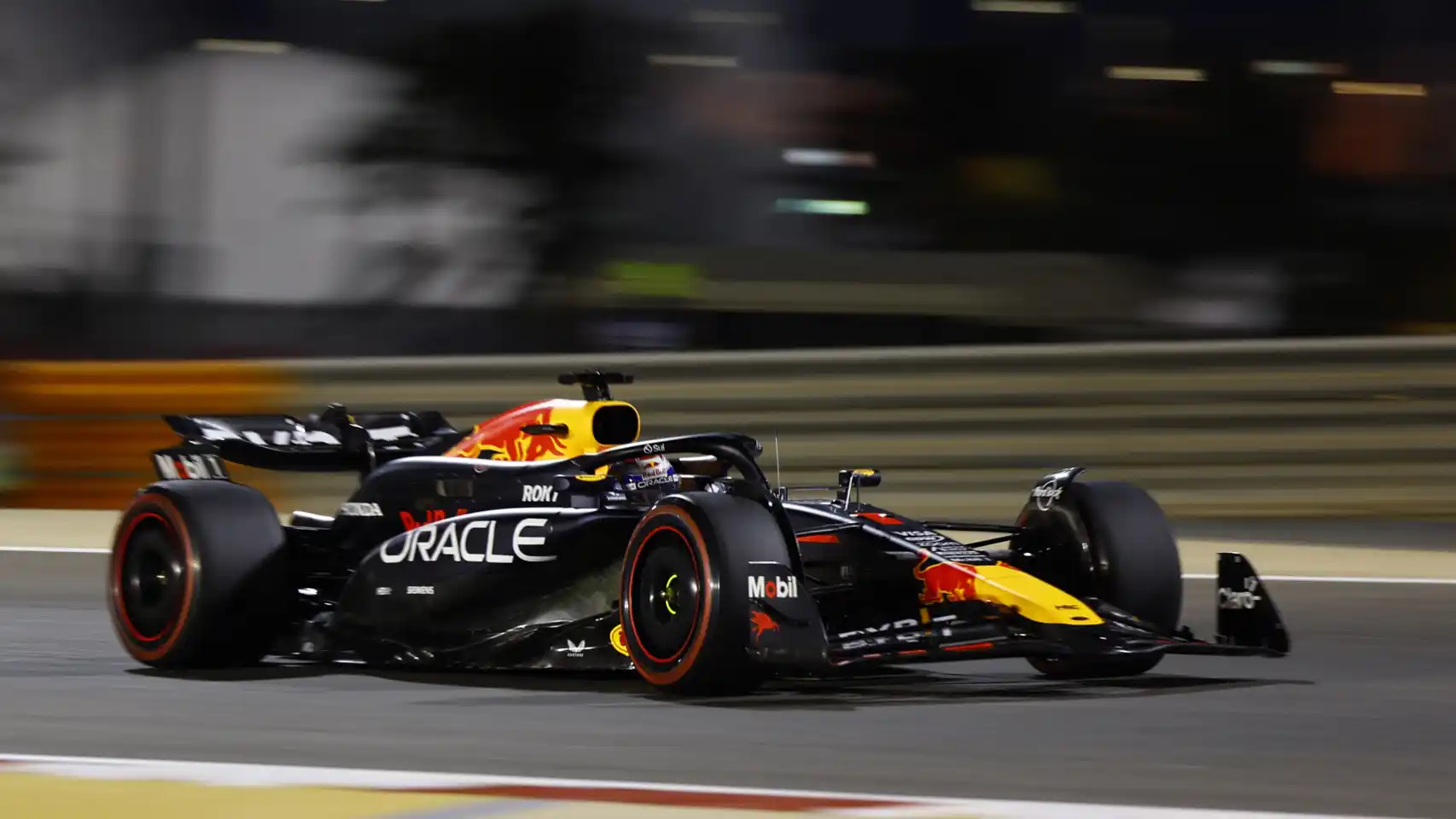 Max Verstappen racing in the Imola GP
